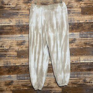Wild Fable Beige Tie-Dye Sweatpants Size Large